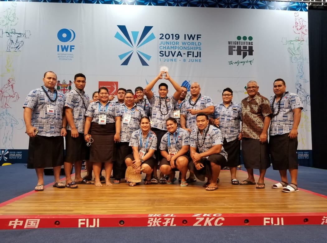 Samoa celebrate a historic week at the Junior World Weightlifting Championships.