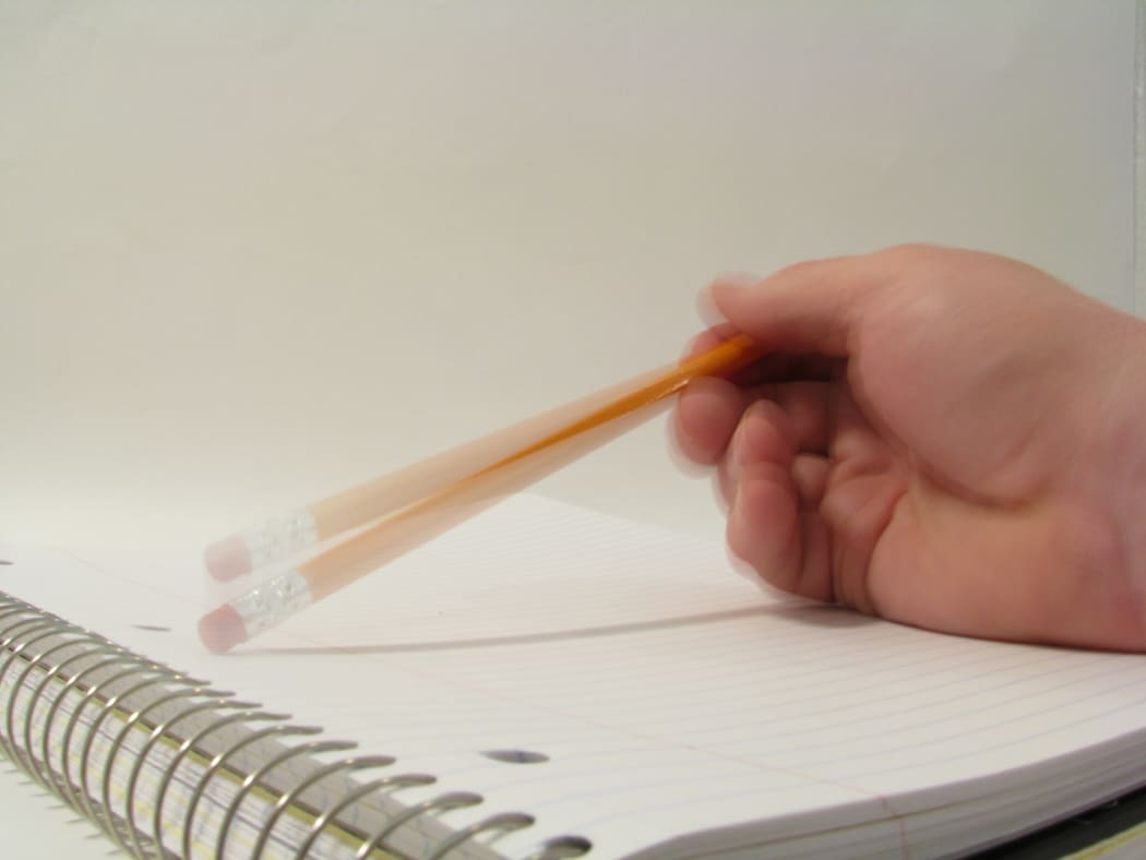 Tapping a Pencil