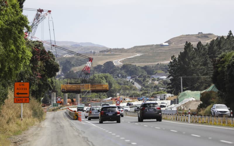 Transmission Gully construction