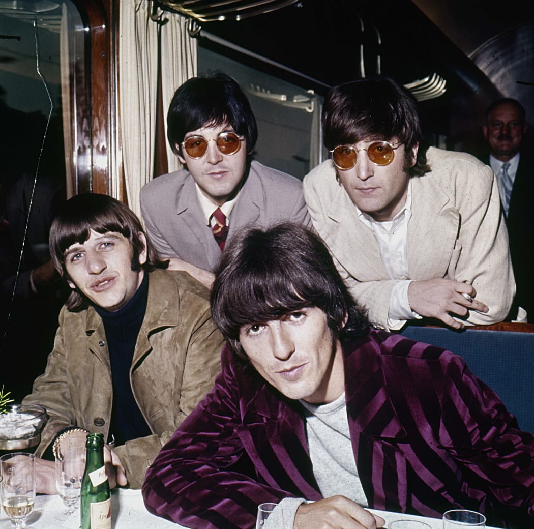 The Beatles: Paul McCartney, John Lennon, Ringo Starr and George Harrison.