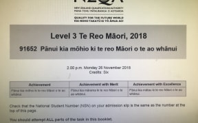 NZQA 2018 exam paper for NCEA Level 3 Te Reo Māori.