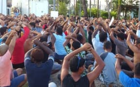 Refugees on Manus Island