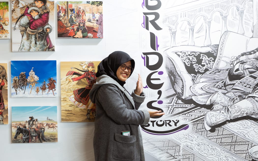 Fatimatuz Zahroh, an Indonesia student at Overload on April 27.