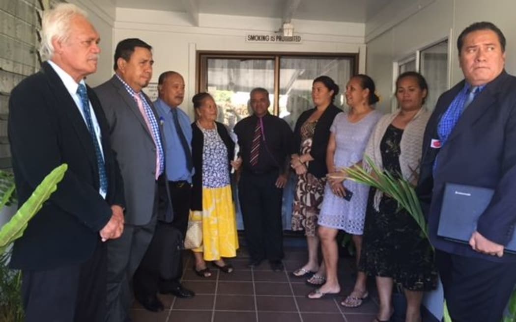 Some of the Opposition coalition MP's unable to enter Parliament today after it went into lockdown.