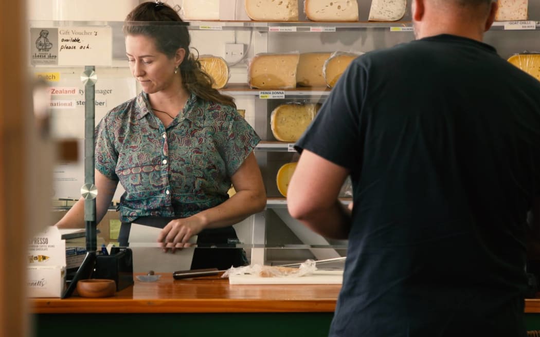Kristale Faber worries fewer motorists will shop at the Kaiwaka Cheese Shop.