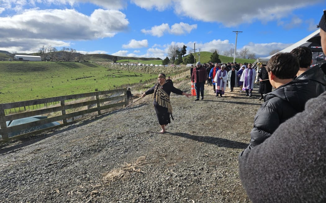 Takutai Tarsh Kemp has been laid rest on the grounds behind Opaea Marae.