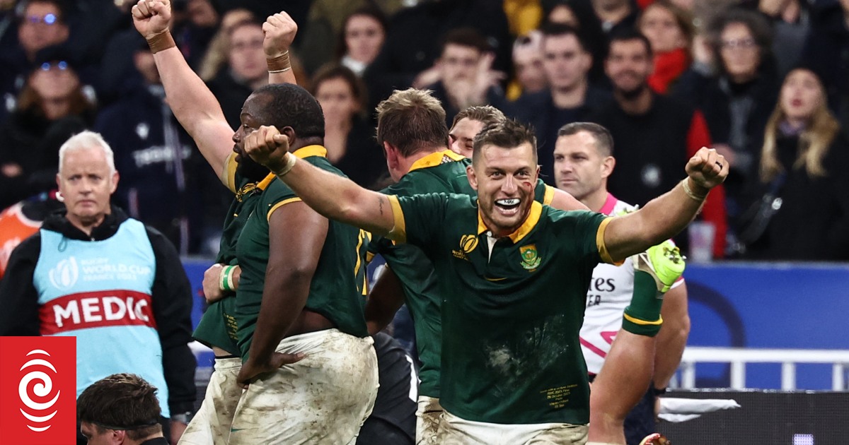 Rugby World Cup: South Africa beat 14-man All Blacks to claim record fourth title - Vimarsana News