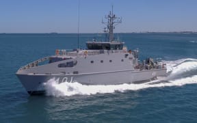 The new generation of Guardian Class Patrol boat being rolled out across the Pacific by Australia as part of strengthening regional maritime security.