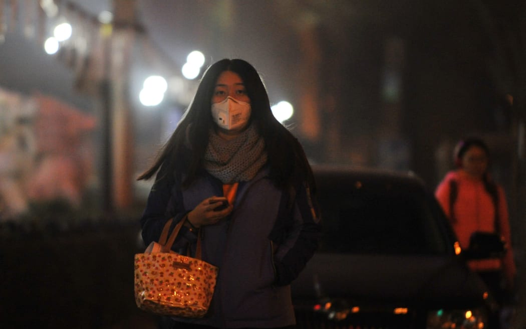 A pollution 'red alert' has been issued for Beijing.