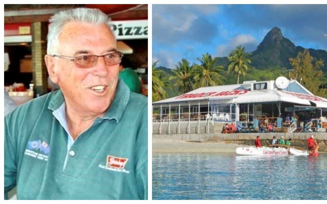 Trader Jacks in Rarotonga with legendary publican Jack Cooper