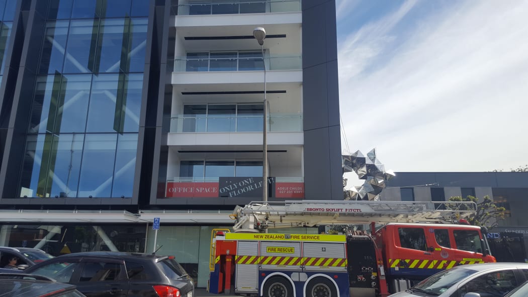 The building where the man was electrocuted.