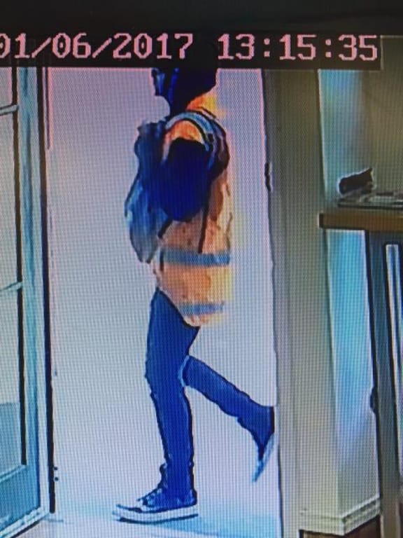 Police are searching for this man following the armed robbery of Devyish Superette.