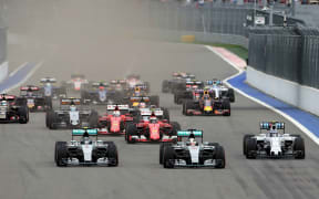 F1 start Russia 2015