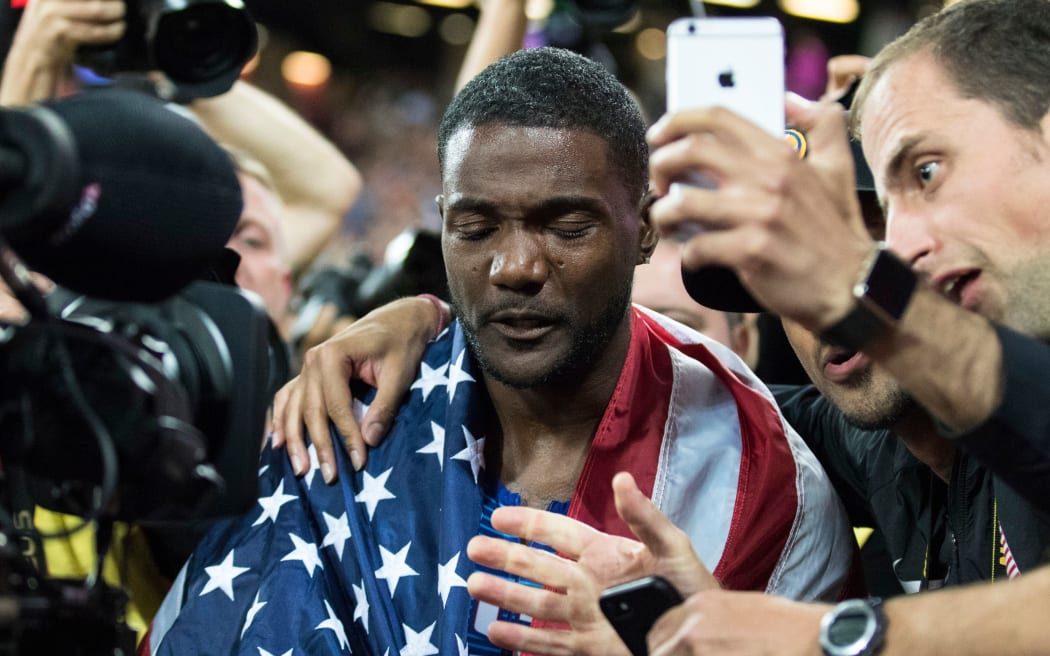 Justin Gatlin has twice been banned for drug infractions.