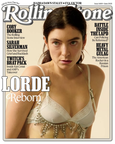 Lorde on the cover of Rolling Stone magazine's June edition.