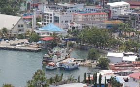 Jayapura Harbour, Papua Province, Indonesia.