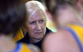 Dame Lois Muir coaching in 2002.