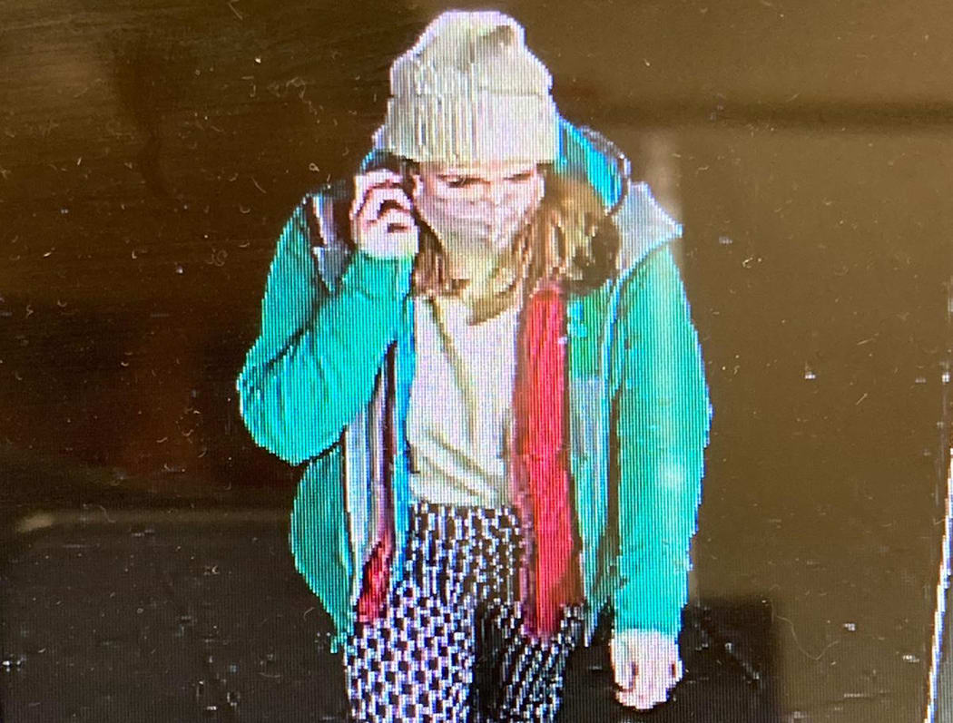 An undated handout picture released by the Metropolitan Police on March 10, 2021, shows CCTV footage of missing Sarah Everard on March 3, as she walked along the A205 Poynders Road, from the junction with Cavendish Road, in the direction of Tulse Hill in south London.