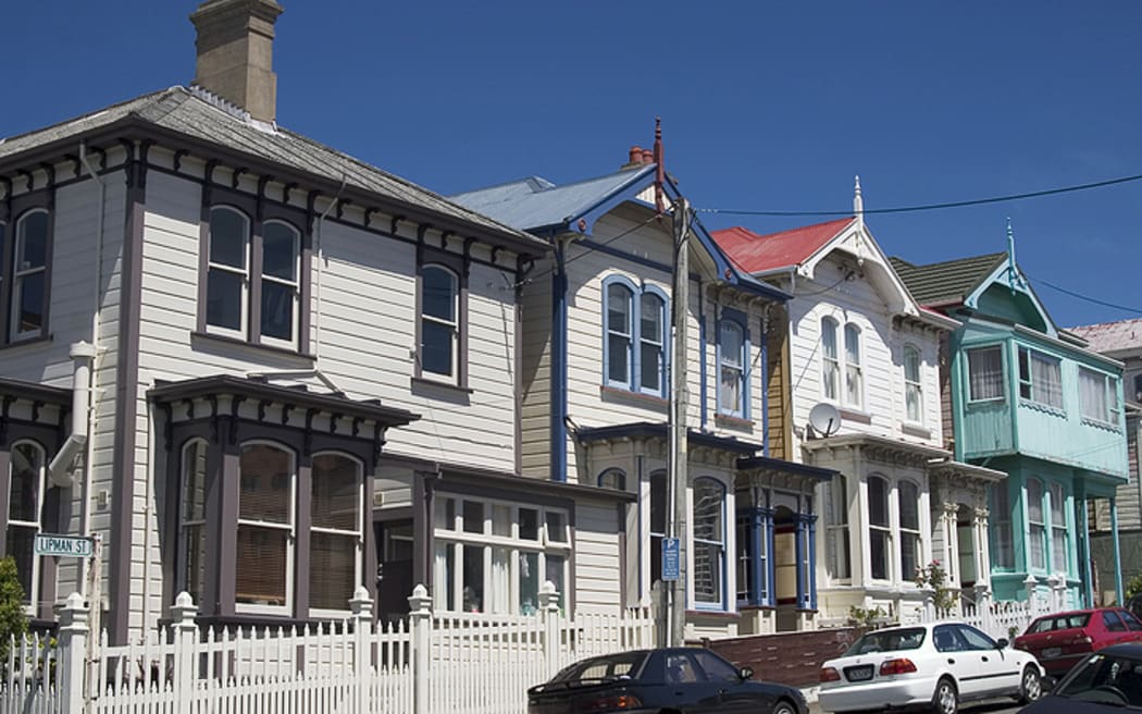 A street in Mt Victoria, Wellington.