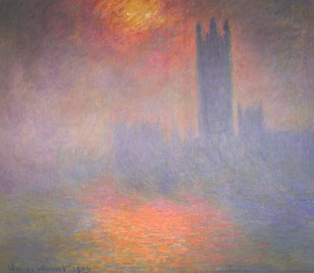Monet: London, Houses of Parliament, The sun shining through the fog