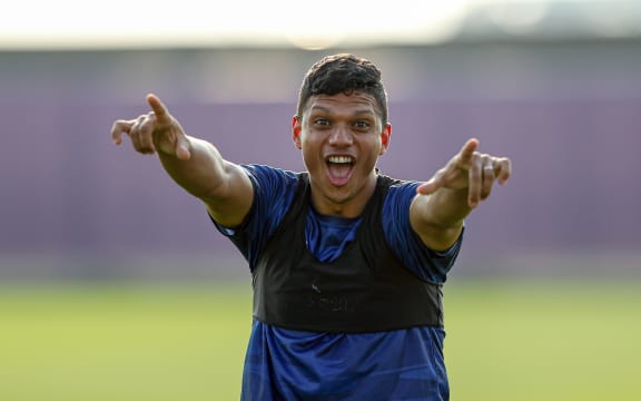 Auckland City's Ryan De Vries during training ahead of the 2023 FIFA Club World Cup in Saudi Arabia.
