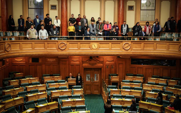 The descendants of Rua Kēnana celebrate the first reading of his pardon bill