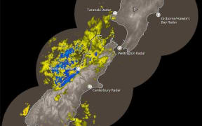 Rain radar: 5pm 31 December, 2016