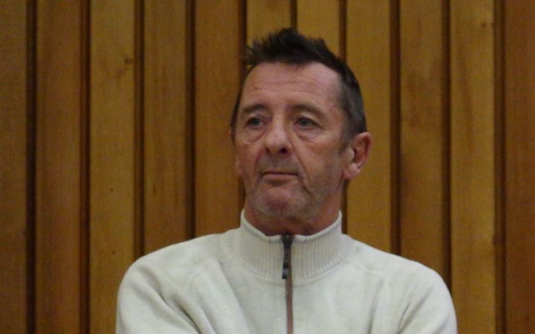 Phil Rudd in court on 20 July.