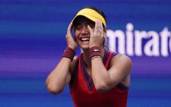 Tennis player Emma Raducanu wins the US Open