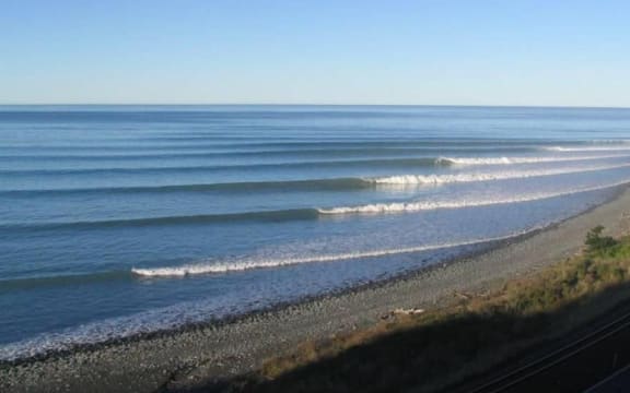 Mangamaunu surf break in Kaikoura