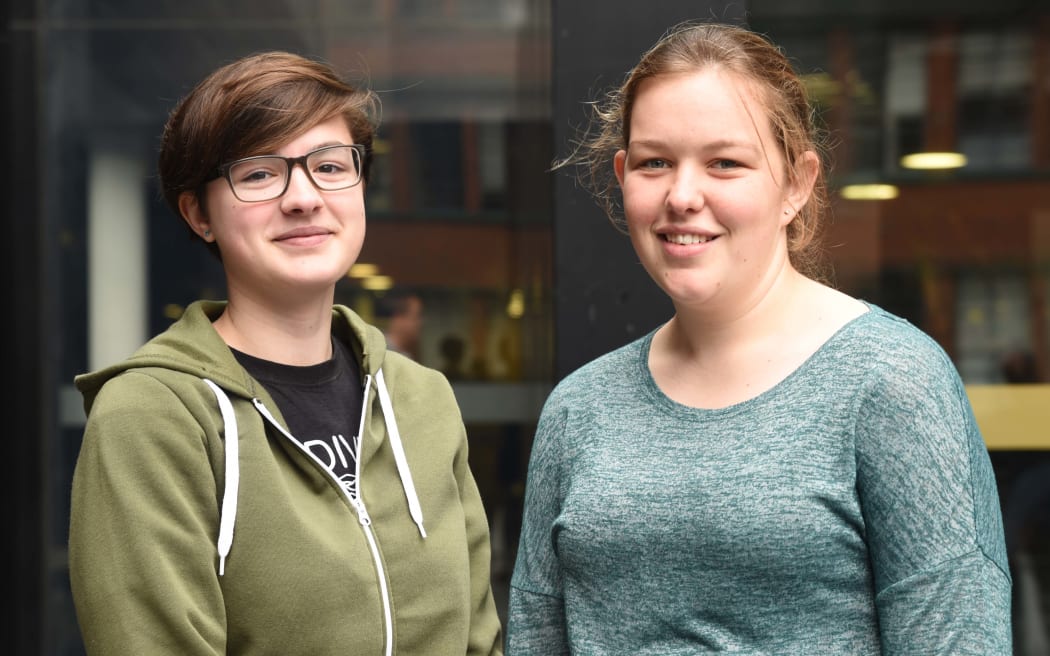 Rebecca Harper and Grace Loveridge Mills.