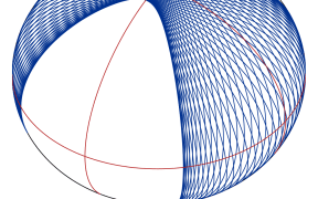 Transpolar geodesic on a triaxial ellipsoid