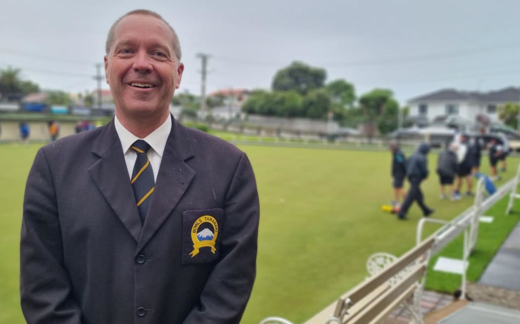 Taranaki Bowls president Grant Hassall.
