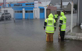 Flooding in south Dunedin on Wednesday 3 June.