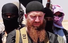 Image said to be of Omar Shishani and  made available in June 2014 by a jihadist media outlet.