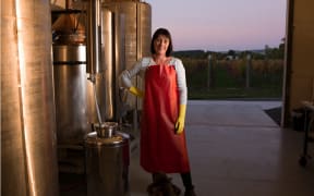 Lighthouse Gin distiller Rachel Hall