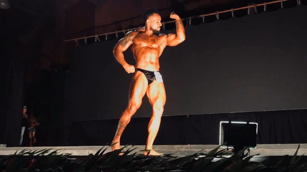 Taiami Tuifua won Tonga's Mr Real Man Construction competition earlier this year.
