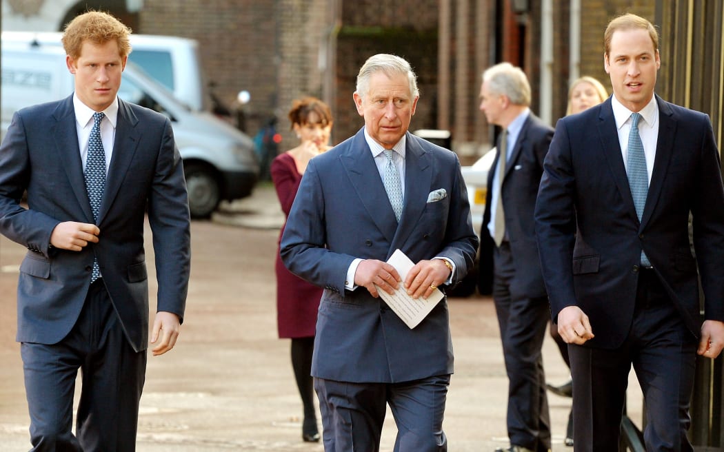 Princes Harry, Charles and William