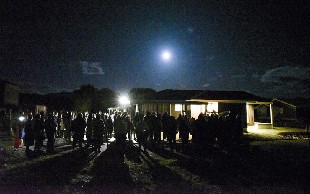 Hundreds gathered for the blessing of the papakāinga at Te Āwhina Marae in Motueka.