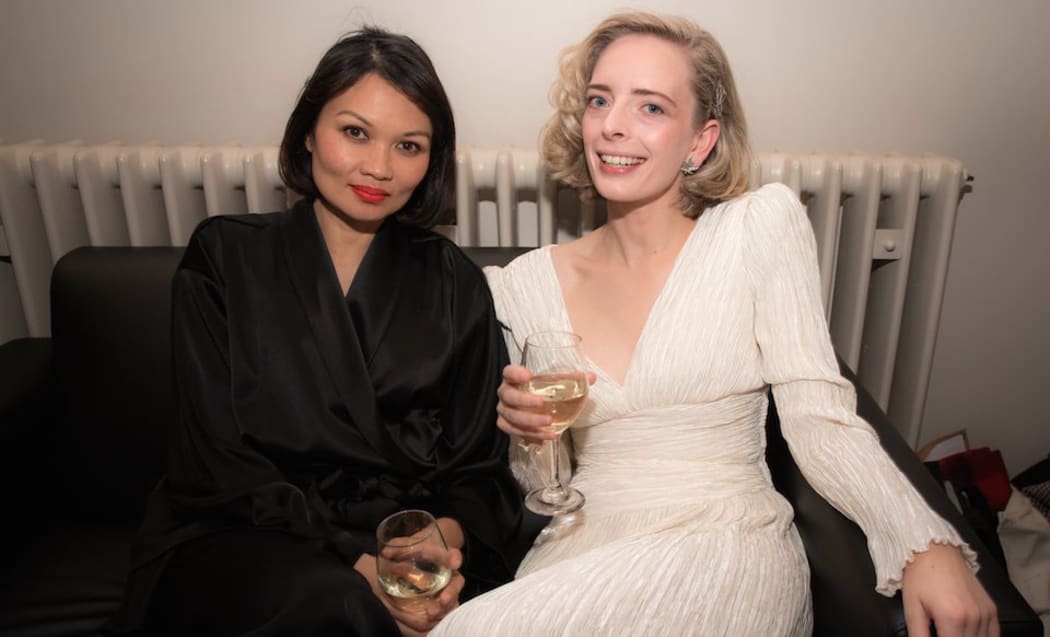 Silver Scrolls finalists Bic Runga and Chelsea Jade.