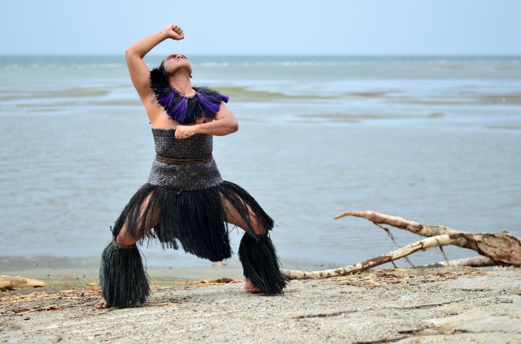 A member of the Rotuman dance group Rako Pasefika