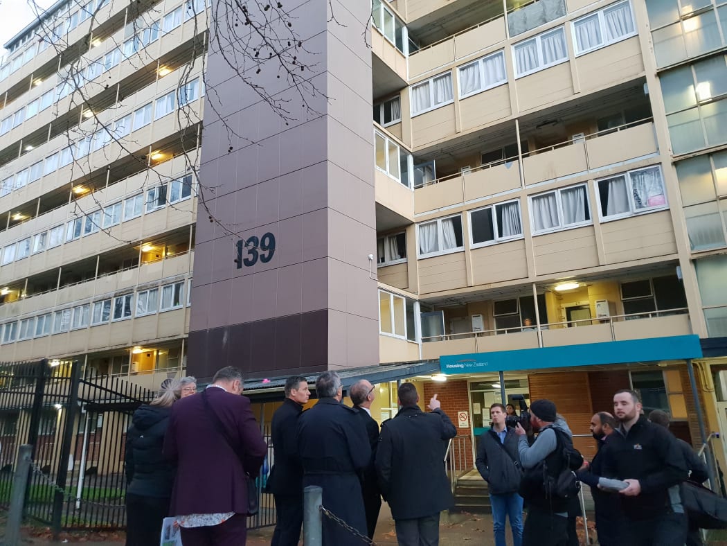 The state housing high-rise at 139 Greys Ave will soon be demolished to make way for 280 new units.