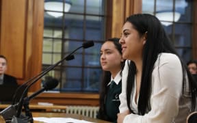 Tamara Manu and Trenell Leota from HASHTAG (Holistic Action Sustainable Health through all Generations)
