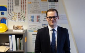 Louis Donovan, House Advisor in the office of the Leader of the House Chris Bishop, helps manage the government's legislative agenda. He is pictured in his Beehive office.