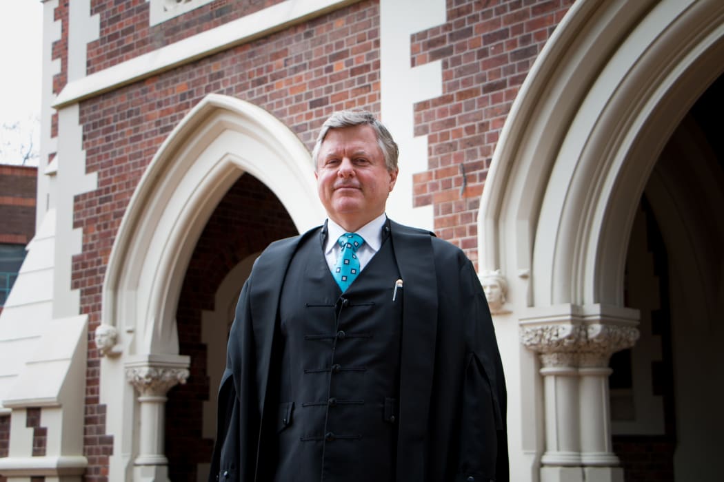 David Jones QC outside the High Court in Auckland.