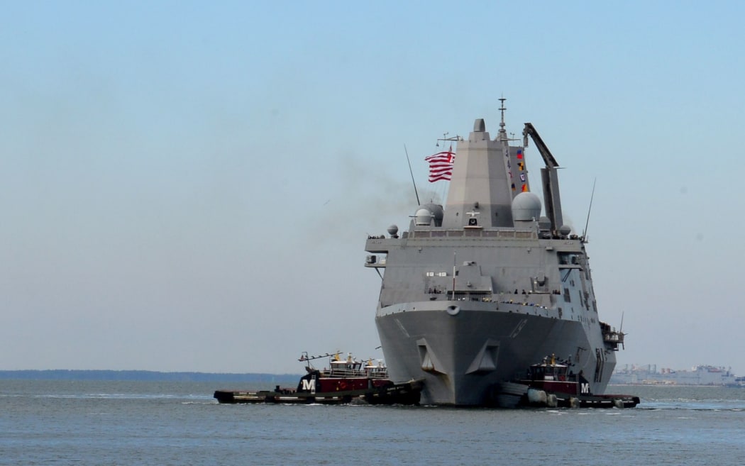 Amphibious transport dock ship USS Mesa Verde is being sent to aid Haiti.