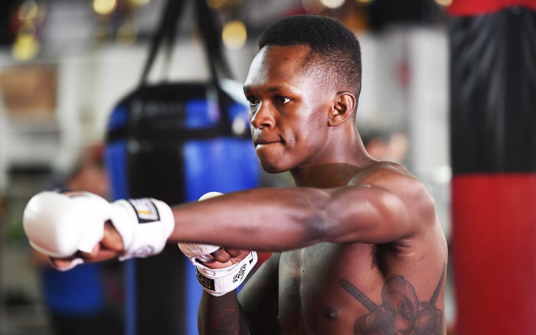 New Zealand UFC middleweight fighter Israel Adesanya