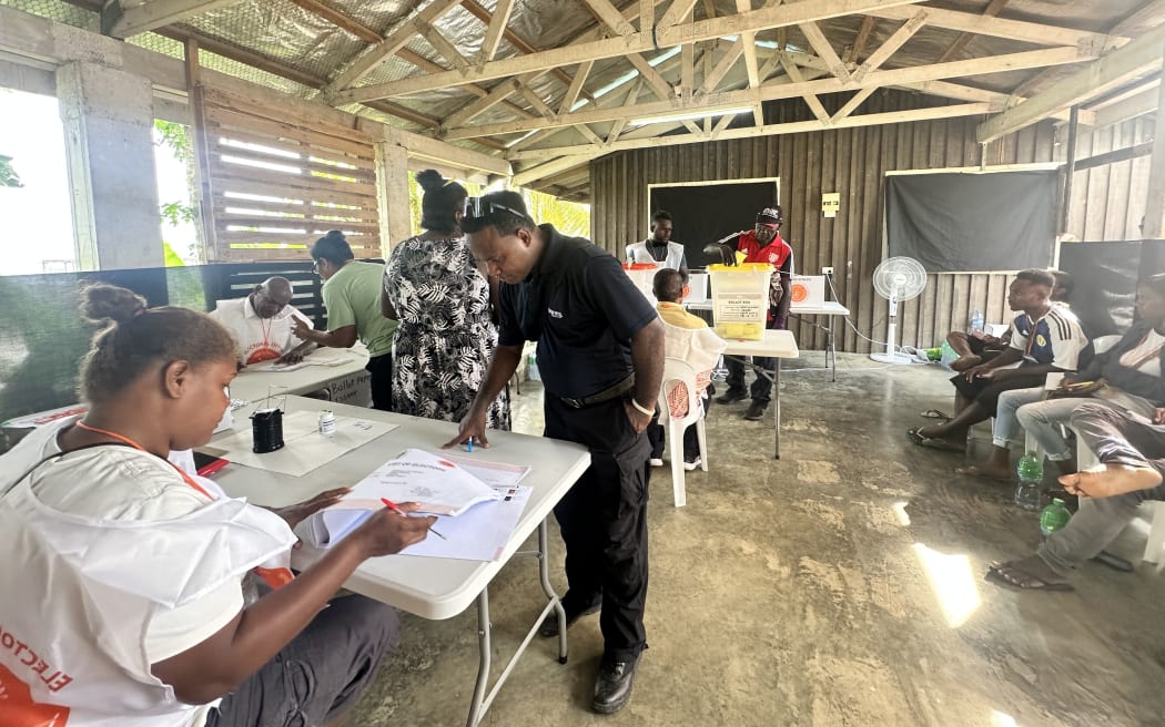 One voter told RNZ Pacific they were excited to cast their vote and hoped leaders would do good things for the country over the next four years.