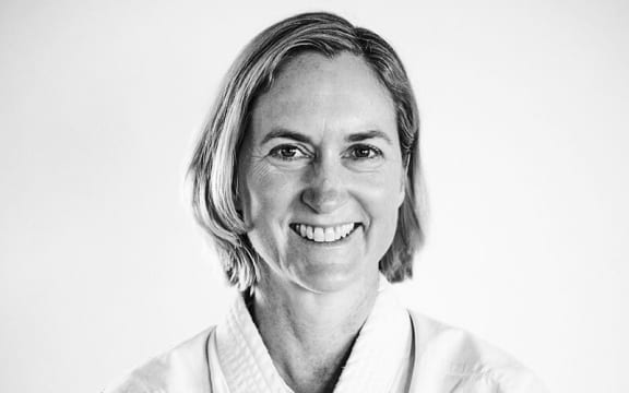 Rachel Louie - a blackbelt in the martial art Kempo