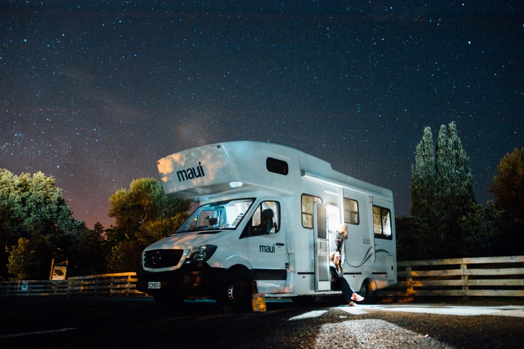 Campervan, motorhome, RV, freedom camping.